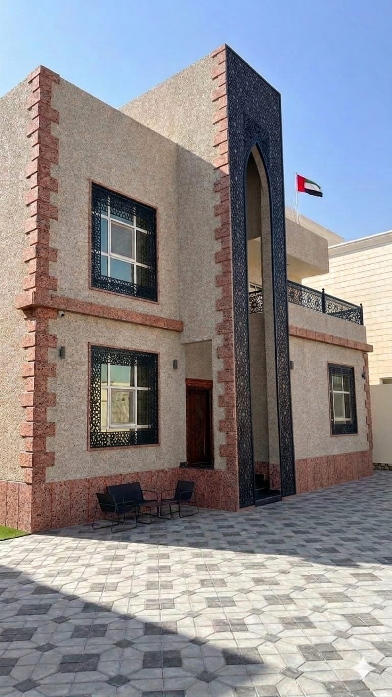 Modern villa insulated architectural cladding