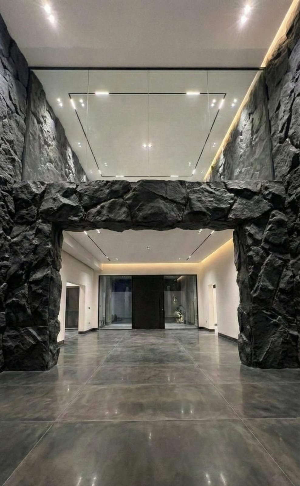Commercial Facilities & Hospitality — Monolithic Basalt Portal Archway